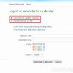 Import/Subscribe Live Hotmail Calendar