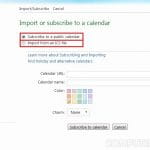 Import/Subscribe Live Hotmail Calendar